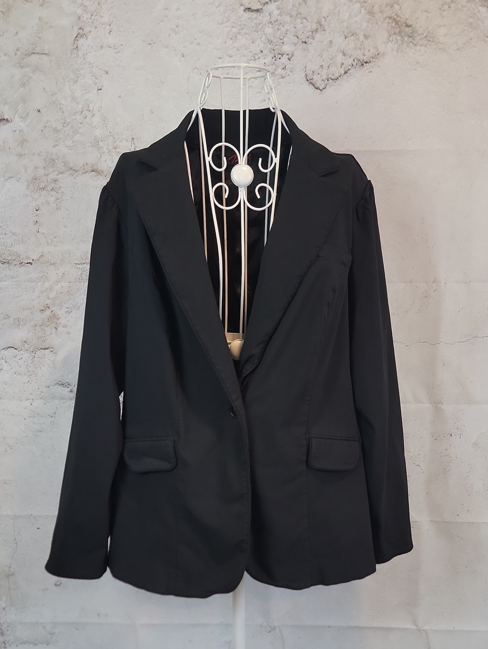 torrid Black Single-Button Blazer Womens Size XL